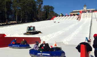 Find some fun in the family Avalanche tubes at Snow Mountain