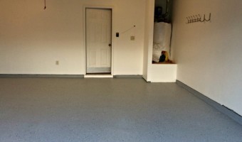 Finished Garage with Expoy flooring and fresh paint - it's pristine!