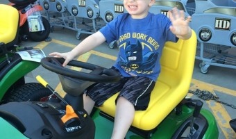 "riding" tractors at Home Depot
