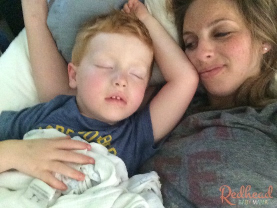 weekend naps with mama