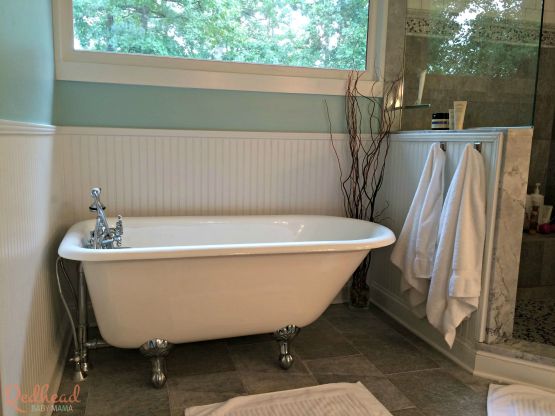 refresh your favorite spaces - mine is my amazing bathtub!