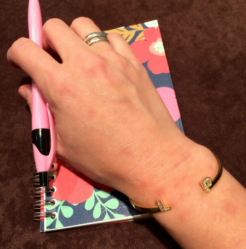 My personalized gold initial bracelet review