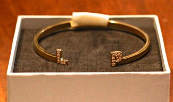 Centime gift personalized gold bangle