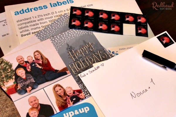 Shutteryfly holiday cards, stamps and envelopes!