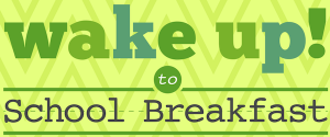 Wake up to school breakfast! logo