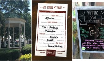 Gold Peak Tea's local tourist day in Marietta, GA #GoldPeak