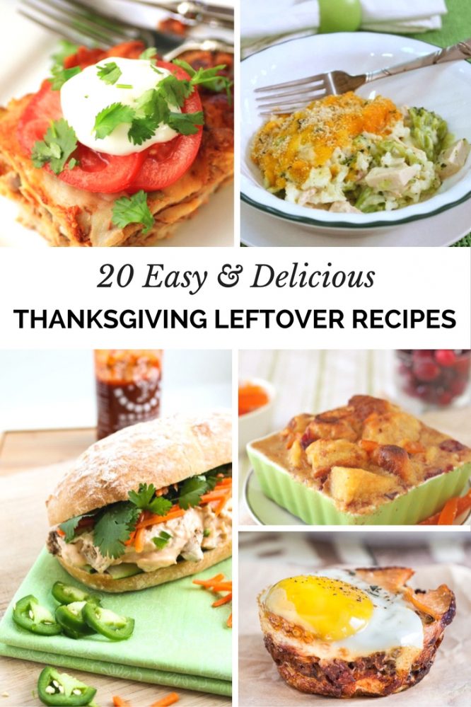 20 East and Delicious Thanksgiving Leftover Recipes