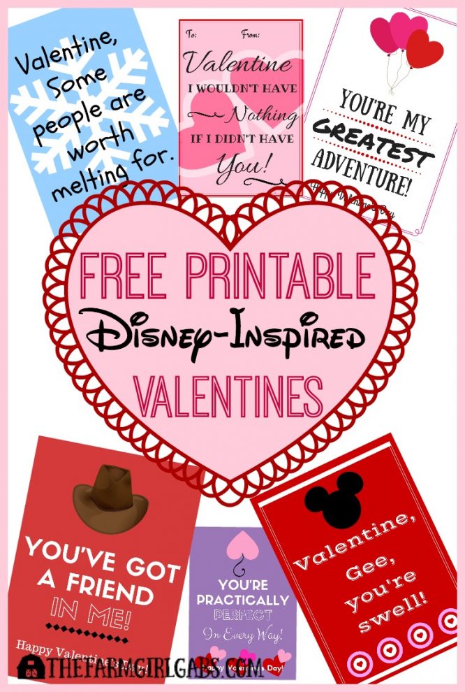 10 Free Disney Inspired Printable Valentines - Redhead Baby Mama ...