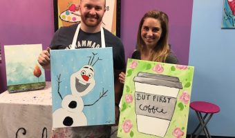 January Date Night - Canvas and Corkscrews