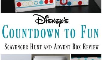 Disney's Countdown to Fun Vacation Reveal Scavenger Hunt and Advent Boxes | Review by Redheadbabymama.com
