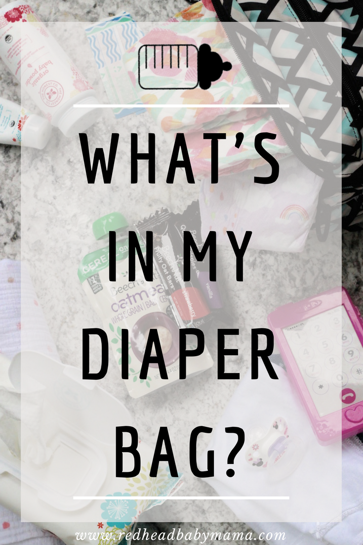 What's in My Diaper Bag? Check out my must-have essentials for any age. | Redheadbabymama.com Sponsored