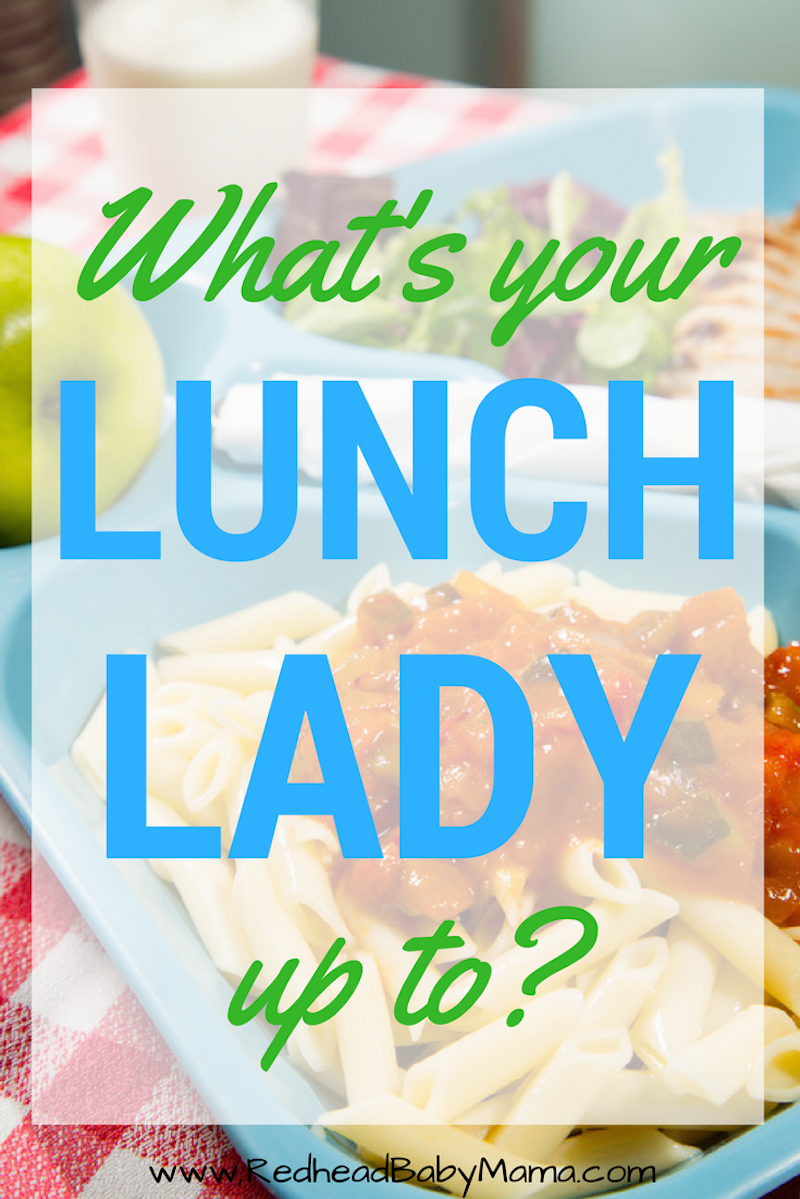 What's your School Lunch Lady up to? More than you think! She's got a lot on her "plate!" | Redheadbabymama.com Sponsored by the School Nutrition Association