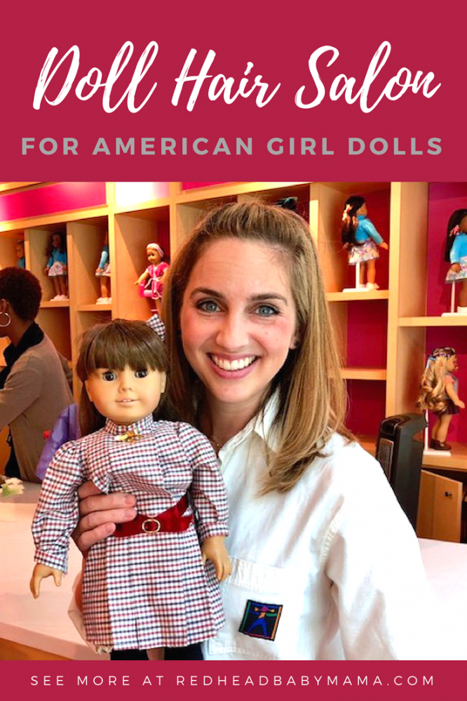 My Original Samantha Doll visits the American Girl Doll Hair Salon
