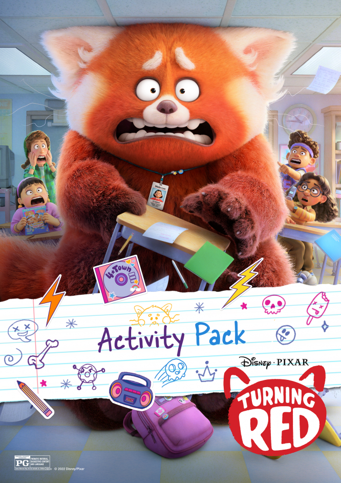 Disney Turning Red Activity Pack 