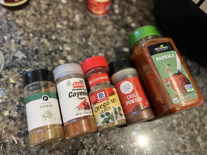 no heat chili for kids spices