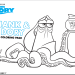 Finding Dory: Hank Coloring Pages